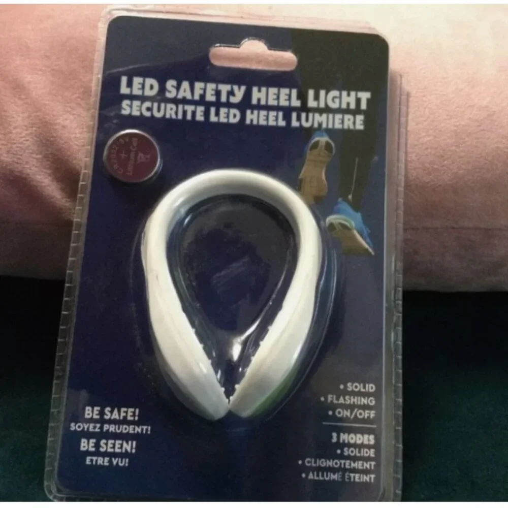 LED Safety Heel Light - Lime Green - Picture 2 of 4